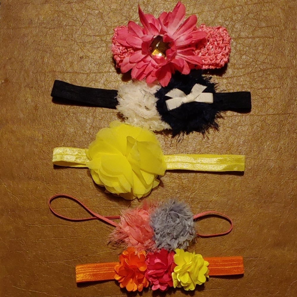 Set of 4 infant/toddler headbandd